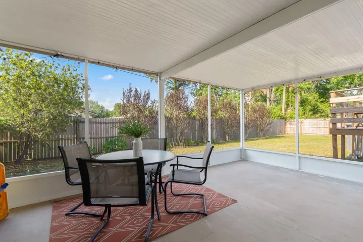 Back covered patio