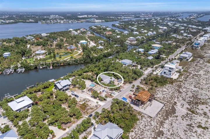 No bridges to access the Intracoastal or the Gulf of Mexico