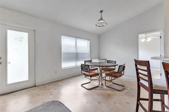 Nice dinette area with French doors leading to the lanai.