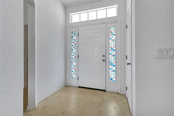 Sunlit foyer
