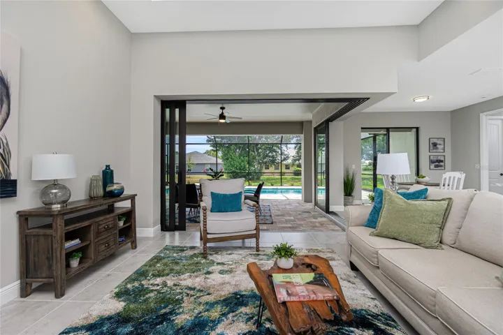 Lanai doors completely opened up. A $15,000 upgrade!!!