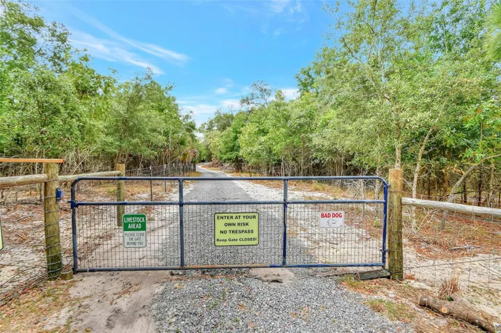 Gated Front Entrance