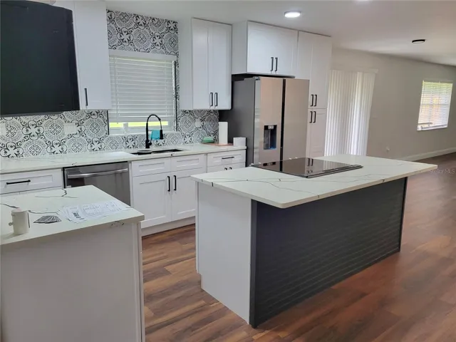 Updated Kitchen with Granite Counter Tops
