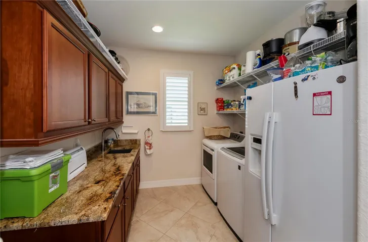 a spare refrigerator conveys