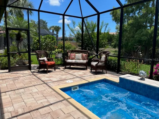8x10 Spa with jets or waterfall.