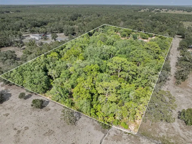 AERIAL FROM BACK OF LOT