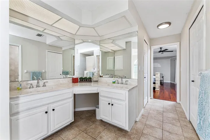 Master Bath View To Master Bedroom.