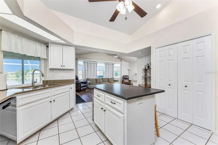 Another View Of The Kitchen Showing Large closet Pantry.