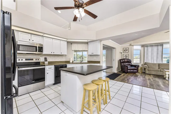 View From Kitchen To The Family Room.