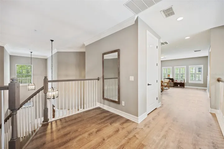 Upstairs area
