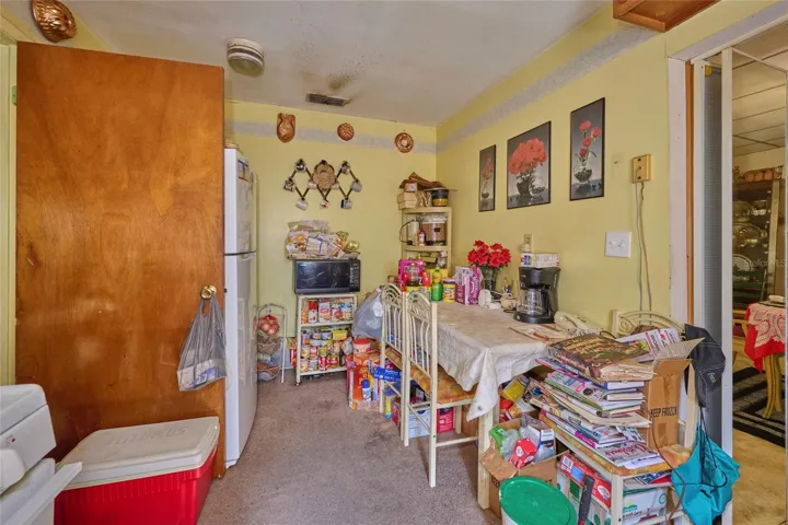 Spacious kitchen offers room for a dinette or to expand
