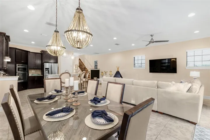 Dining Area complete with 8 person seating
