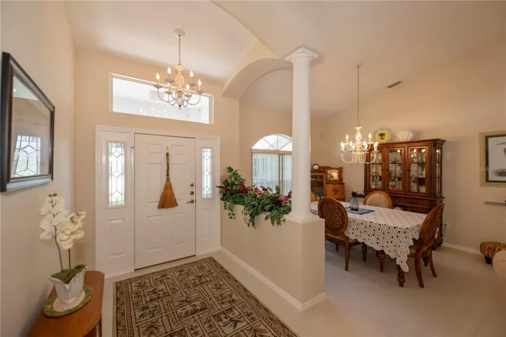inviting foyer entry