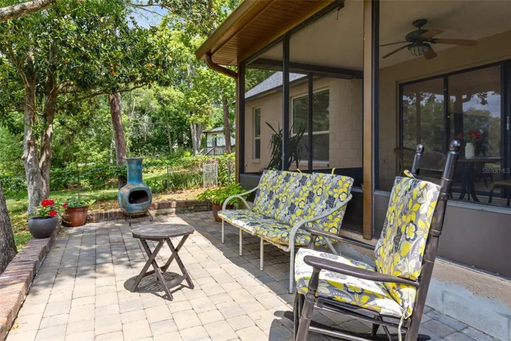 Huge lakefront yard with paver patio!