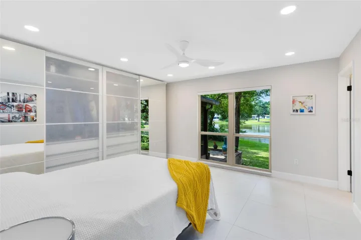 Primary Suite has lake views!