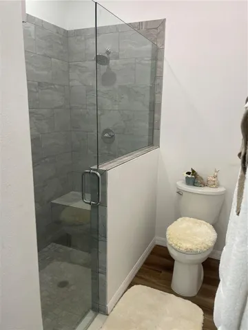 Master toilet and shower