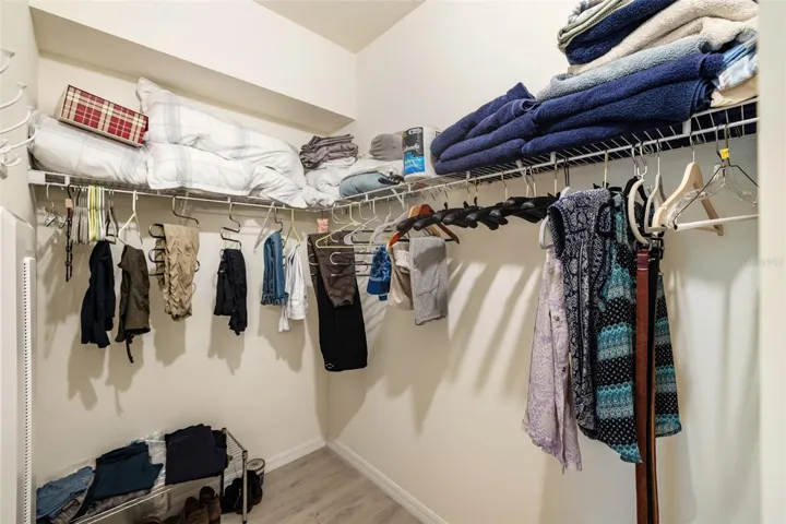 Primary closet