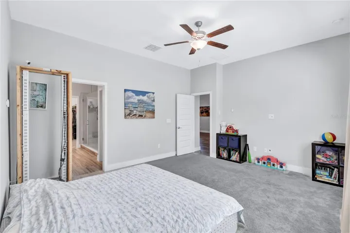 Primary bedroom on first floor