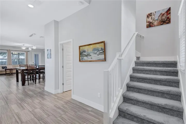Hallway to second floor