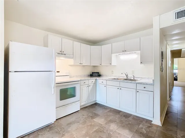Kitchen of the upstairs unit