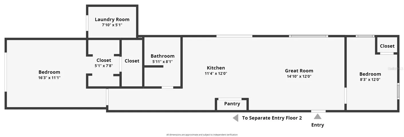 Downstairs unit