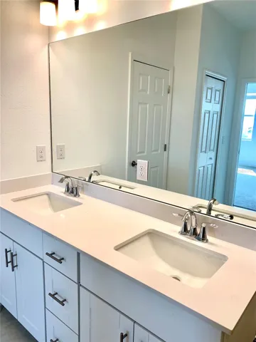 Primary En-Suite Bath Dual Sink Vanity