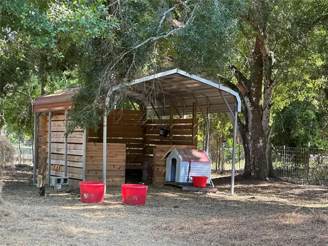 Goat shed