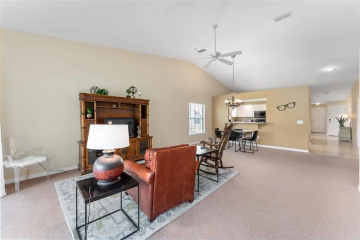 Living Room and Dining Room