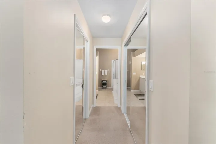 Primary Bedroom closet hallway