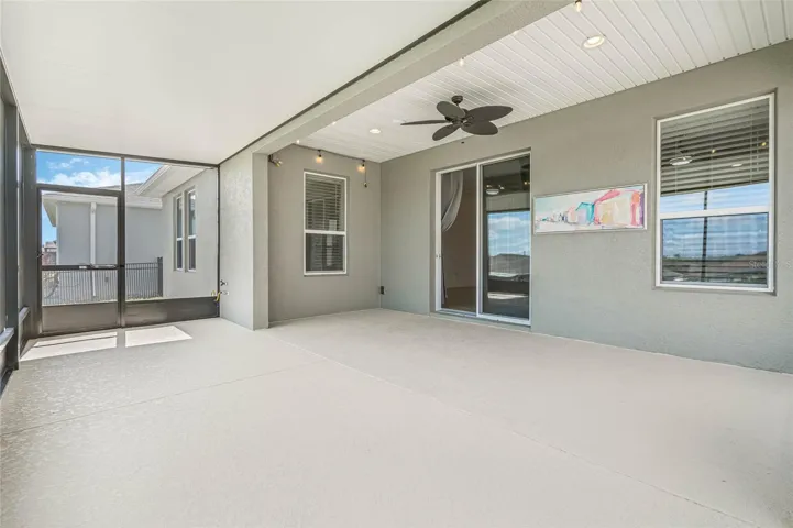 EXPANDED LANAI OFFERS AN OUTSIDE LIVING SPACE