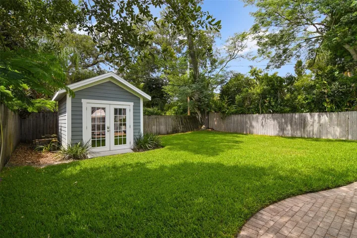 Custom built storage shed