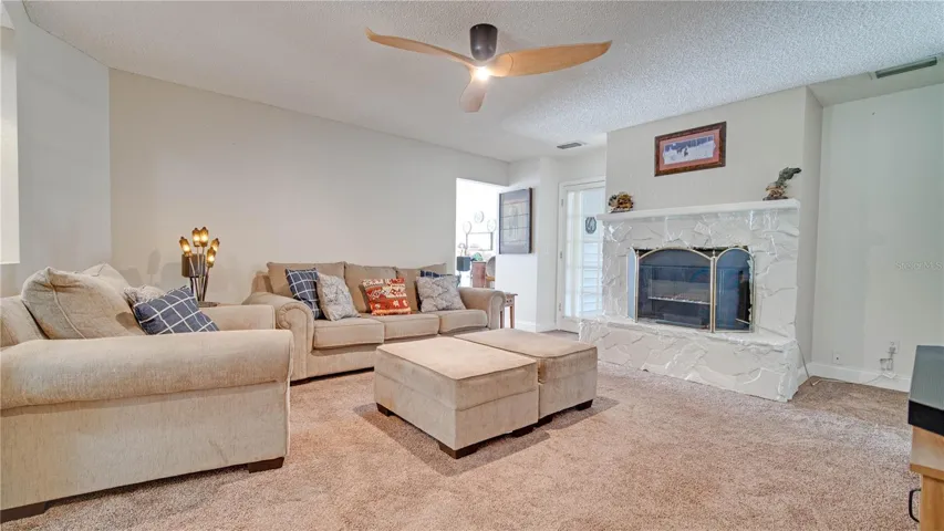 Family Room showing Fireplace