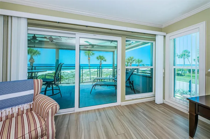 ... Building Foot Print Affords Residence # 130 Long Range Gulf Water Views. This Unit Juts out Furthermost West in the Complex affording it Wonderful Water Views as You can see from This Photo.