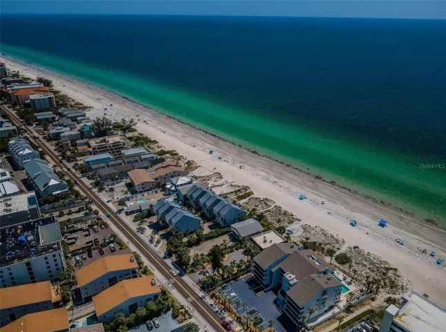 ... Indian Shores Looking South Down the Coast ...