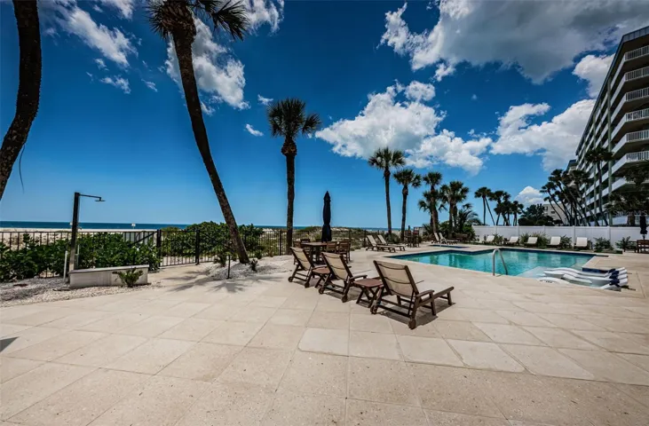 ... South West Side of Pool & Lounging Area.