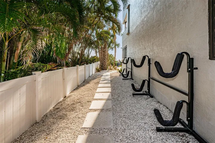 ... Gated  Kayak Storage for when your in Town.