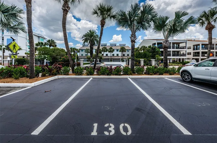 .. Two Assigned Parking Spots.. One in Garage Under Building - One Outside - Both Marked # 130. Plus Private Storage Room by Inside Spot #130..