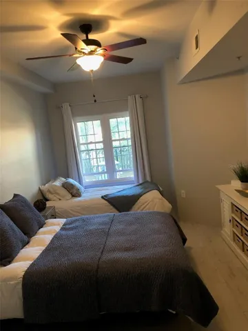Large bedroom, with easily room for office, as you have double AND single bed here, PLUS pull out couch in living room!  AND large walk in closet...