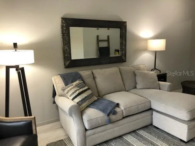 Part view living room with stunning furniture!!