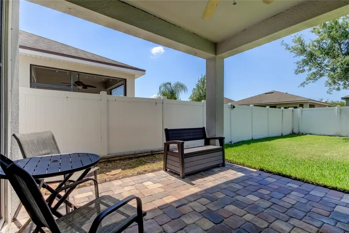 Covered patio