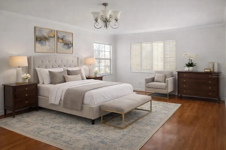 Secondary Bedroom Virtually Staged