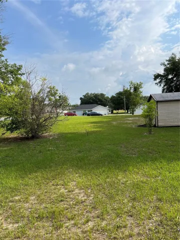 large corner lot. Goes to the other street