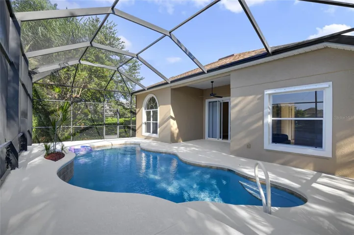Private Pool with water view