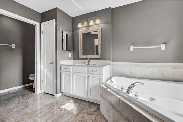 Upstairs Master Bathroom View 3