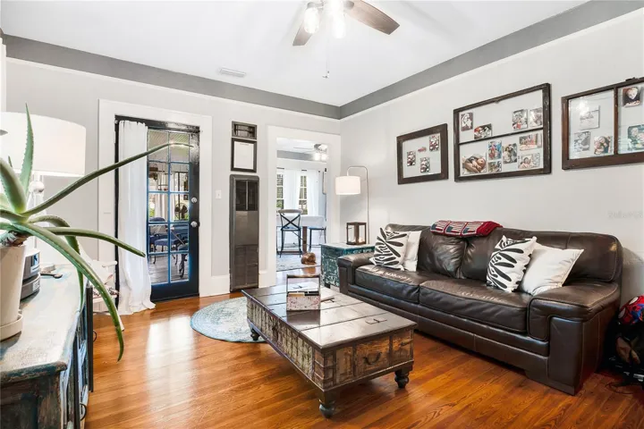 Living Room and Front Entrance