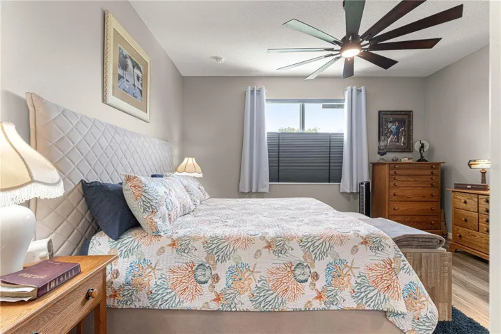 Primary Bedroom w/Custom Shades