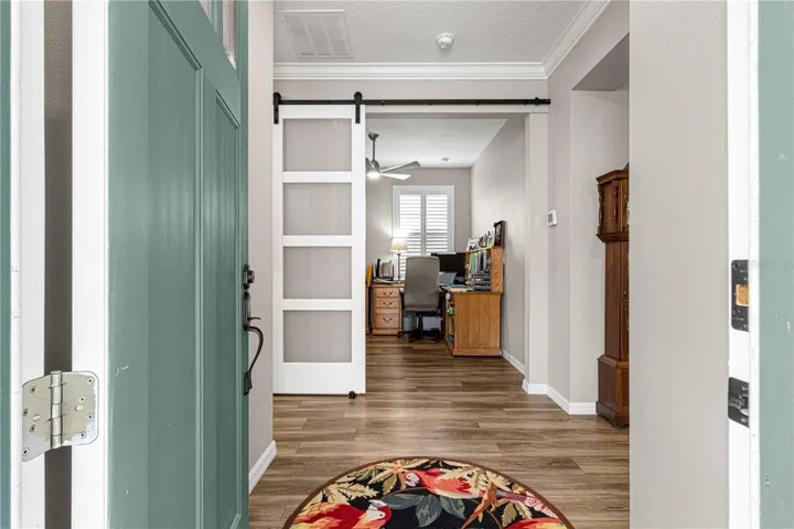 Barn Door to Flex Room