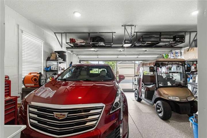Notice the Privacy Top Hanging Garage Door Screens