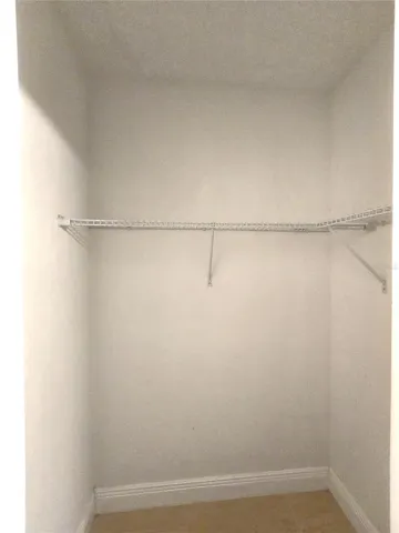 Primary master bathroom closet