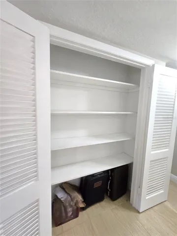 Hallway closet space